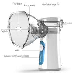 JZ-491S Mini nebulizador ultrasónico de microred para el hogar, atomizador portátil de mano