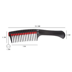 Dual-Pack Heart-Shaped Hair Dyeing and Styling Brushes with Smooth Comb Design for Effortless Hairdressing