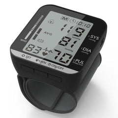 Smart Wrist Blood Pressure Monitor JZ-251A with LCD Display and Two-Person Memory