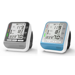 Smart Automatic Wrist Blood Pressure Monitor with LCD Display and Memory Function