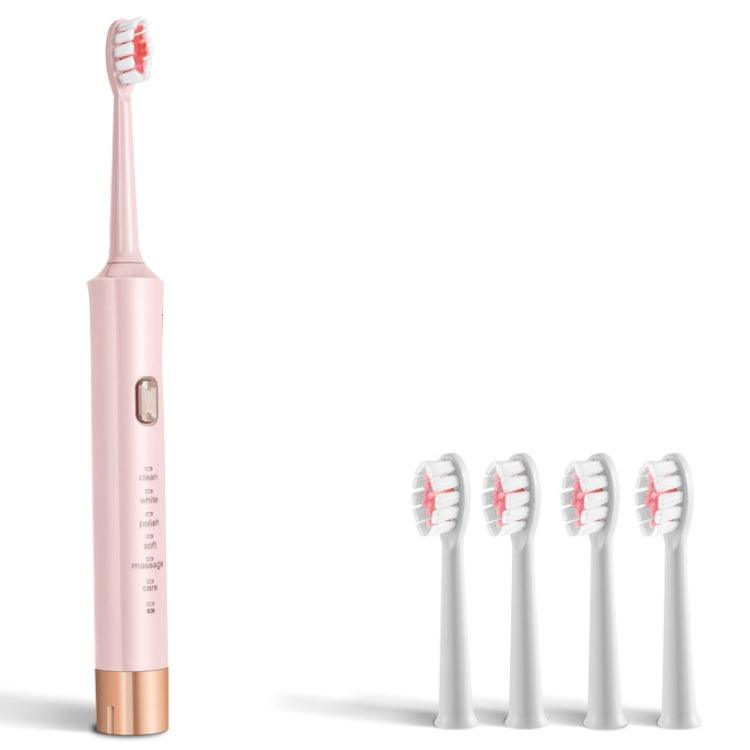 Couples USB Sonic Electric Toothbrush AW-175 for Adults Pink