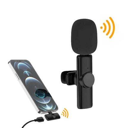 Lavalier Microphone for Everyday Mobile Video Recording compact clip-on mic with phone adapter for vlogging and interviews