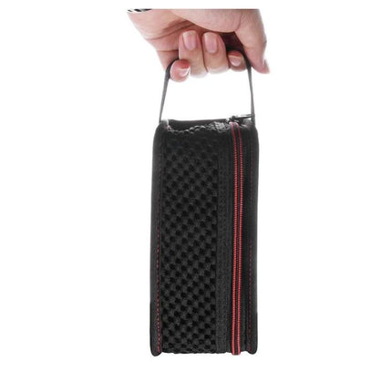 Anker SoundCore Neoprene Speaker Carry Bag For Travel slim padded travel case with mesh vent and red zipper