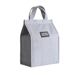 Insulated Waterproof Aluminum Foil Lunch Bag - Portable Meal Carrier with Large Capacity