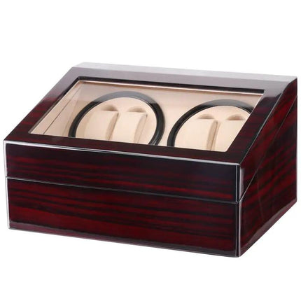Watch Shaker Red Sandalwood Finish For Automatic Watches