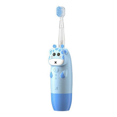 Colorful Cartoon Giraffe Waterproof Sonic Toothbrush for Kids Blue