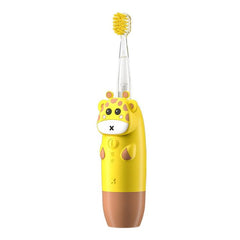 Colorful Cartoon Giraffe Waterproof Sonic Toothbrush for Kids Yellow