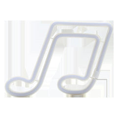 Musical Note LED Neon Sign for Room Decor and Ambiance