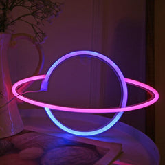 Customizable LED Neon Light with USB/Battery Options - Dual Purpose Decorative Illumination