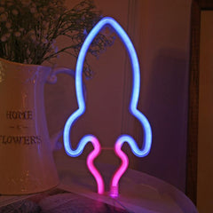 Customizable LED Neon Light with USB/Battery Options - Dual Purpose Decorative Illumination