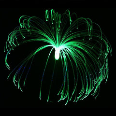 Solar-Powered Fiber Optic Jellyfish LED Garden Light - Enchanting Outdoor Decoration Lamp