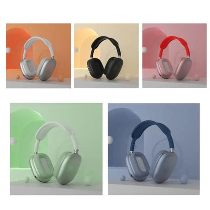 P9 Bluetooth 5.1 Subwoofer Wireless Headset Support AUX / TF Card, P9 (Red), P9 (Green), P9 (Blue)
