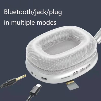 P9 Bluetooth 5.1 Subwoofer Wireless Headset Support AUX / TF Card, P9 (Black), P9 (White), P9 (Red), P9 (Green), P9 (Blue) | Syndmart