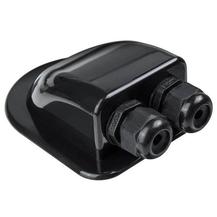 ABS Plastic Solar Panel Bracket for RV and Flat Roofs black adhesive cable gland mount for RVs and flat roofs