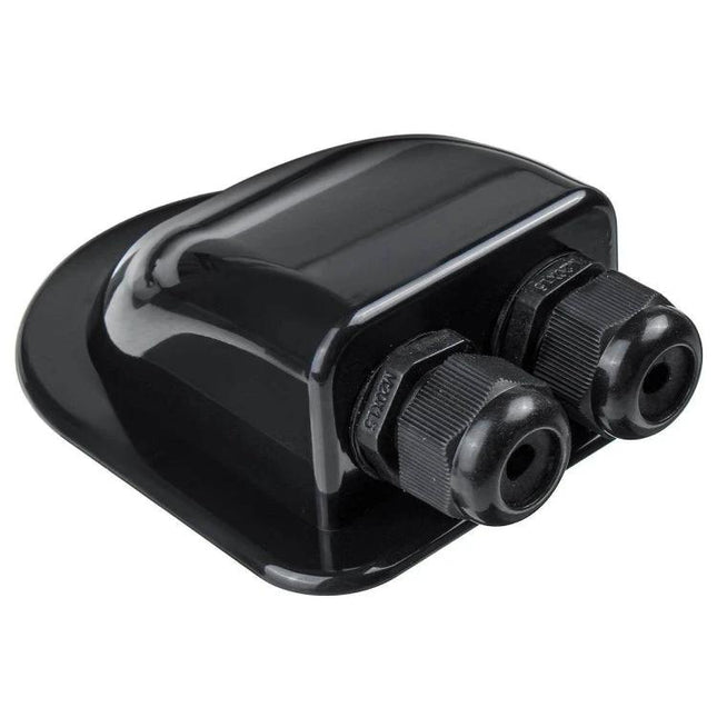 ABS Plastic Solar Panel Bracket for RV and Flat Roofs black adhesive cable gland mount for RVs and flat roofs