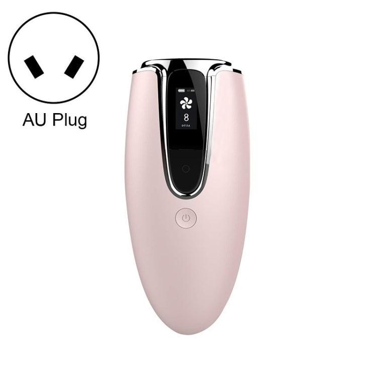 Home IPL Laser Hair Removal Device for Ladies - Photon Skin Rejuvenation Tool Pink Silver Side AU Plug