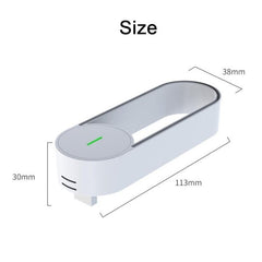 USB Negative Ion Air Purifier and Odor Eliminator with Plug-In Design