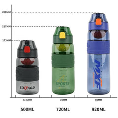 Botella de agua Ultimate Outdoor Sports: tetera de gran capacidad y resistente a los impactos