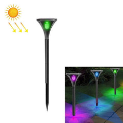 Solar-Powered 4-Sided LED Garden Light with Color Changing Features