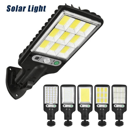 Solar Street Light With Motion Sensor For Garden Walkways mounted outdoor LED solar lamp with motion sensor and multiple modes