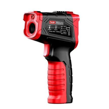 TASI Infrared Thermometer for Everyday Temperature Checks with Colorful Display handheld non-contact red black unit for quick surface and bottle readings