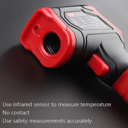 TASI Infrared Thermometer for Everyday Temperature Checks with Colorful Display handheld red-black infrared gun for non-contact surface and baby bottle readings