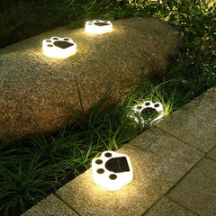 Solar-Powered LED Garden Buried Lights by Bear Paw