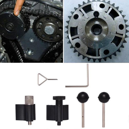 Handy Engine Timing Tool Set for Mechanical Repairs at Home - six-piece metal timing tool kit for DIY engine alignment and maintenance