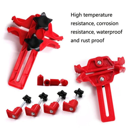 Engine Cam Locking Tool for Everyday Vehicle Maintenance Tasks - red camshaft locking kit showing clamps and pins for timing belt and engine repairs