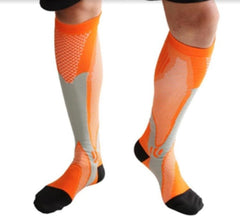 Chaussettes élastiques de compression magiques pour hommes et femmes, chaussettes d'équitation, chaussettes de football