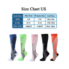 Unisex Magic Compression Sports Socks for Football and Cycling