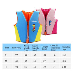 Kids' Safe Swim Vest - Manner QP2003 Foam Buoyancy Suit for Water Activities