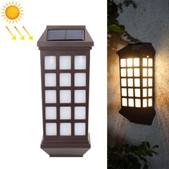 Solar-Powered Long Pane Wall Light for Garden and Fence Illumination