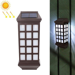 Solar-Powered Long Pane Wall Light for Garden and Fence Illumination