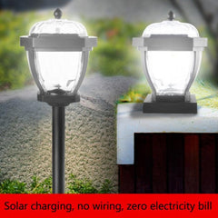 Solar-Powered Waterproof LED Garden Lights - Set of 2