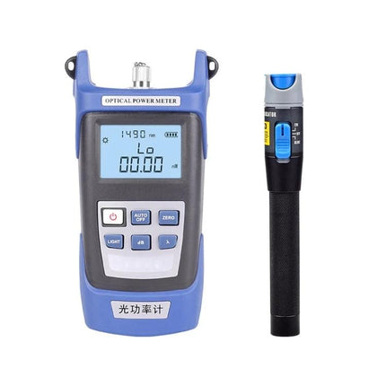 Versatile Optical Fiber Tool Kit for Splicing and Testing - handheld optical power meter and fiber visual fault locator for precise splicing and testing