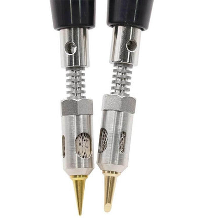 Home Welding Repair Tool Pen Gas Soldering Iron 3 In 1 close-up of interchangeable tips and metal nozzle for precise home repairs