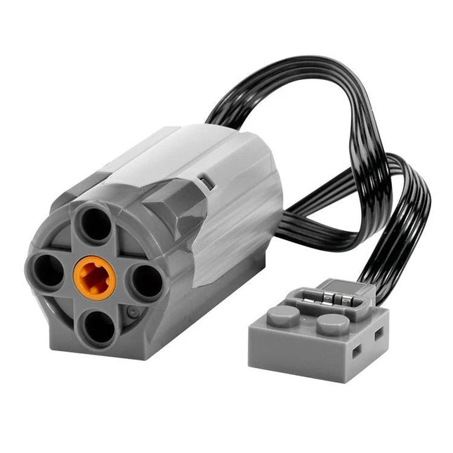 MOC Technology Power Group for Building Block Mechanisms motor unit with cable and connector, 4.5V–9V compatible