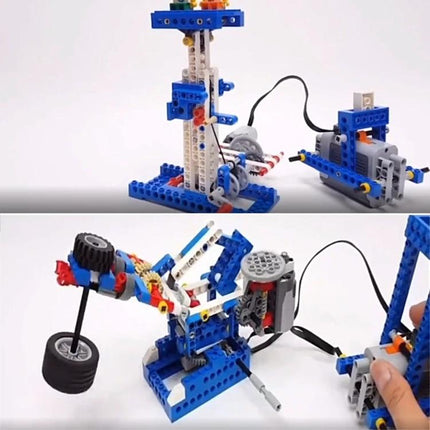 MOC Technology Power Group for Building Block Mechanisms motors and power units powering DIY moving robot and vehicle builds