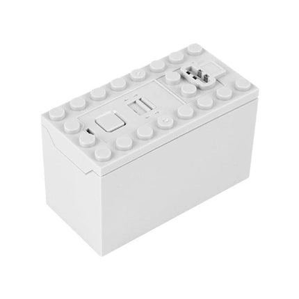 MOC Technology Power Group for Building Block Mechanisms white motor power unit compatible with 4.5V–9V building block systems