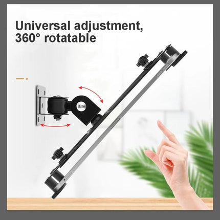 Secure Wall Mount Bracket for 7 to 13 Inch Tablets with Anti-Theft Design - 360° rotatable adjustable wall mount for living room or office