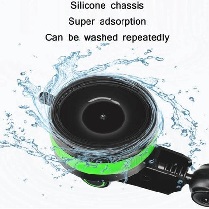 Car Diamond Suction Cup Phone Holder Green For In Car Use - green ABS body with silica gel suction cup, washable strong adhesion for hands-free driving
