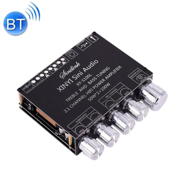 XINYI 2.1 Channel Bluetooth Audio Power Module for Systems compact Bluetooth 5.0 audio power module with treble bass knobs