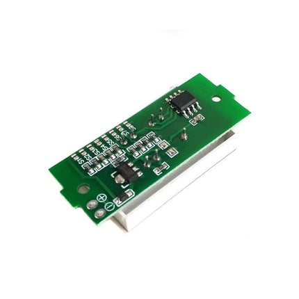 Lithium Battery Fuel Gauge Display in Green and Blue showing four-level LED board for monitoring voltage on e-bikes and solar setups
