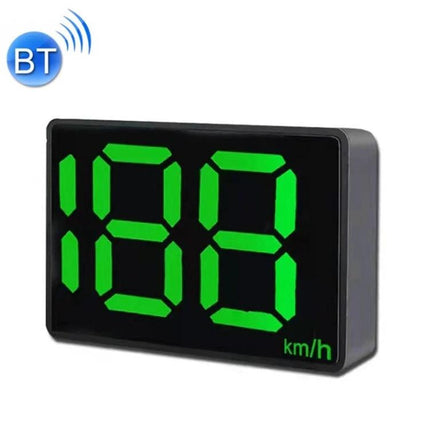 Compact HUD Speedometer for Universal Vehicle Use - green LED windshield HUD displaying real-time speed km/h, USB powered, 12/24V compatible
