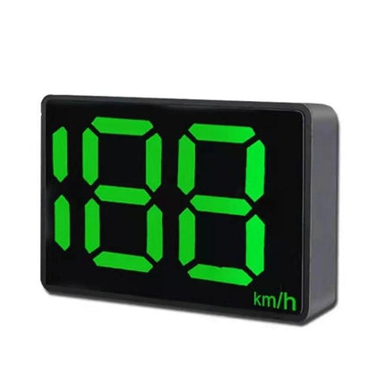 Compact HUD Speedometer for Universal Vehicle Use - green digital HUD displaying speed 188 km/h on black casing