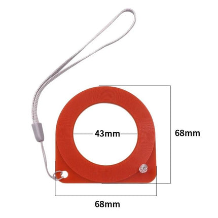 Handy Detector for Everyday Car Anti-Theft System Checks - red 68mm ring probe with 43mm inner diameter and wrist strap