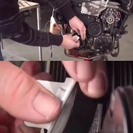 Essential Tool for Everyday Car Belt Maintenance Tasks metal pulley install and removal tool used on serpentine belt at home or roadside