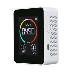 Digital CO2 Monitor with Temperature and Humidity Display - Air Quality Detector