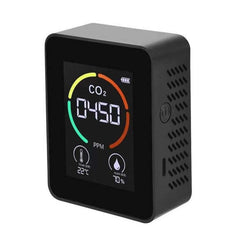 Digital CO2 Monitor with Temperature and Humidity Display - Air Quality Detector